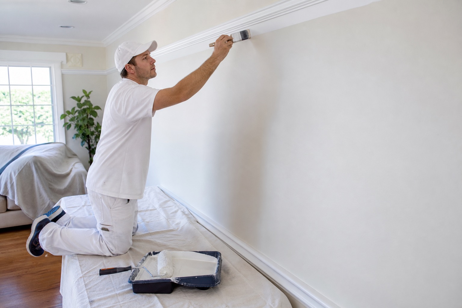 Interior painting service in Hendersonville NC home